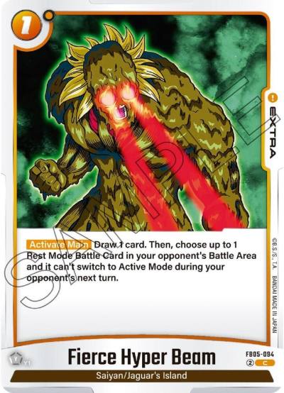 Fierce Hyper Beam FB05-094 New Adventure Fusion World card