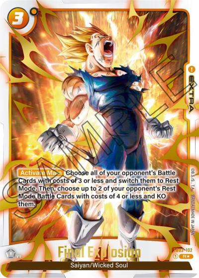 Final Explosion Alternate Art FB03-102 Raging Roar Alternate Art Reprints Fusion World card