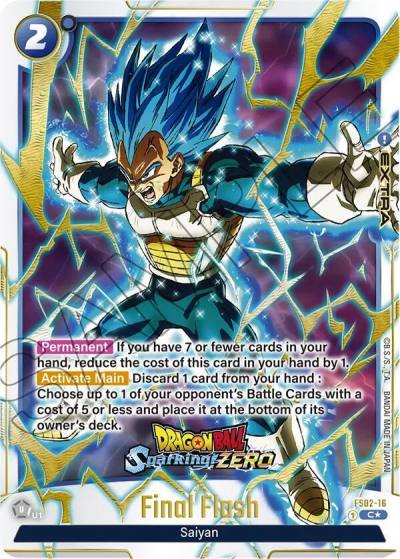 Final Flash Dragon Ball Sparking ZERO FS02-16 Fusion World Promotion Cards and Packs Fusion World card
