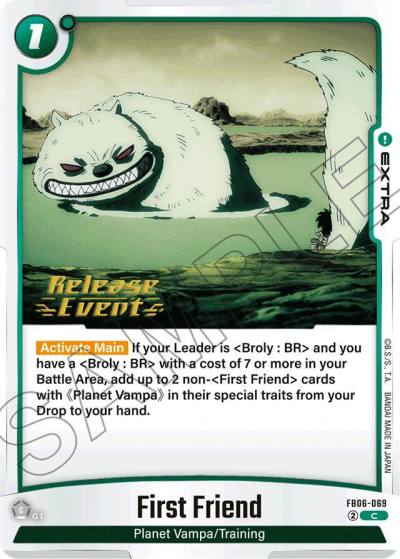 First Friend FB06-069 Rivals Clash Release Event Cards Fusion World card