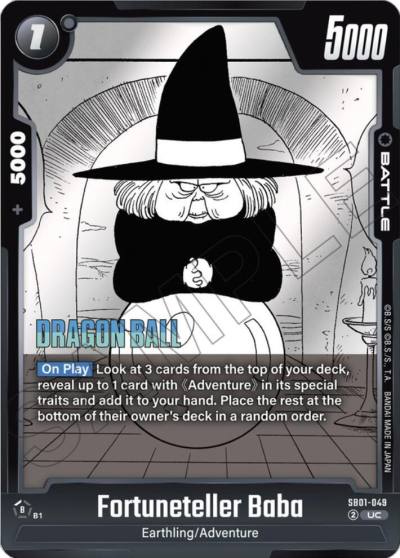Fortuneteller Baba SB01-049 Manga Booster 01 Fusion World card