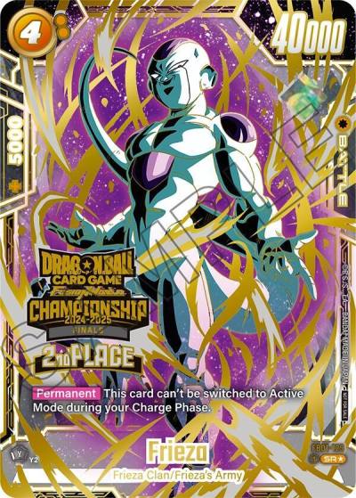 Frieza Championship 2024 2025 Finals 2nd Place FB01-129 Tournament and Championship Promos Fusion World card