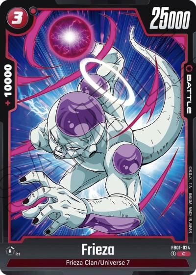 Frieza FB01-024 Awakened Pulse Fusion World card