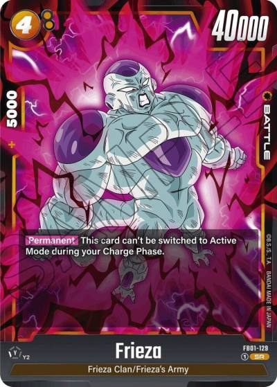 Frieza FB01-129 Awakened Pulse Fusion World card