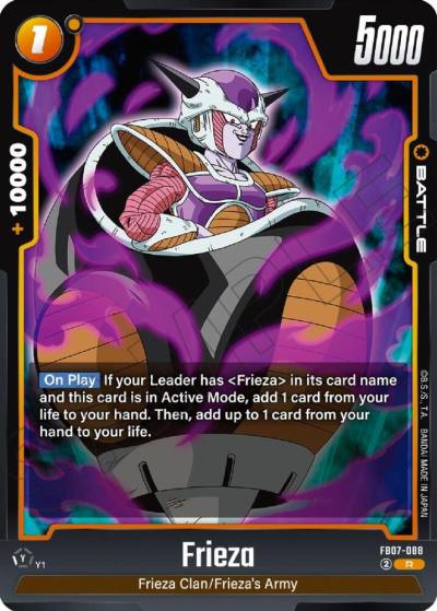 Frieza FB07-088 Wish For Shenron Fusion World card