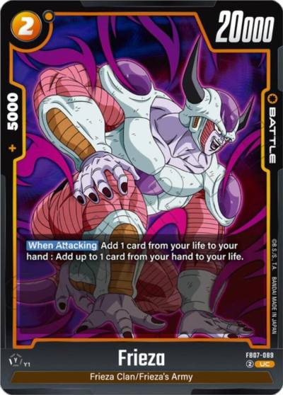 Frieza FB07-089 Wish For Shenron Fusion World card