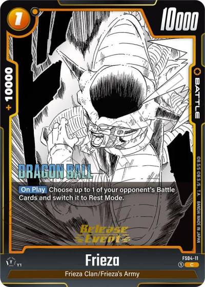 Frieza FS04-11 Manga Booster 02 Release Event Cards Fusion World card