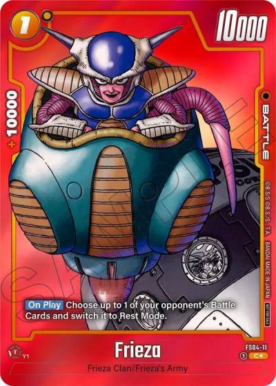 Frieza Limited Pack MANGA Version 01 FS04-11 Tournament and Championship Promos Fusion World card