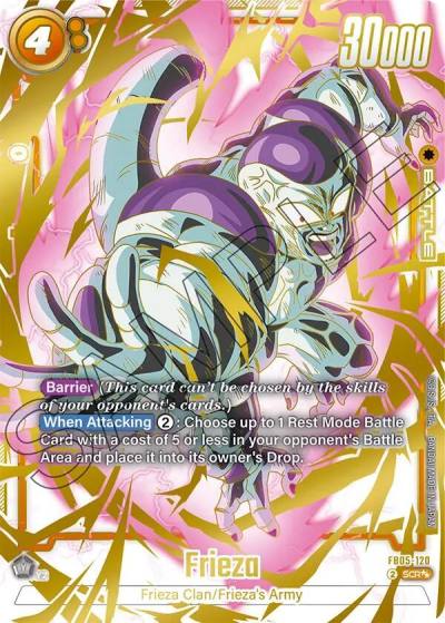 Frieza Super Alternate Art FB05-120 New Adventure Fusion World card