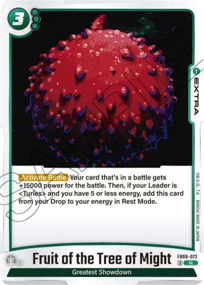 Fruit of the Tree of Might FB08-072 Saiyan's Pride Fusion World card