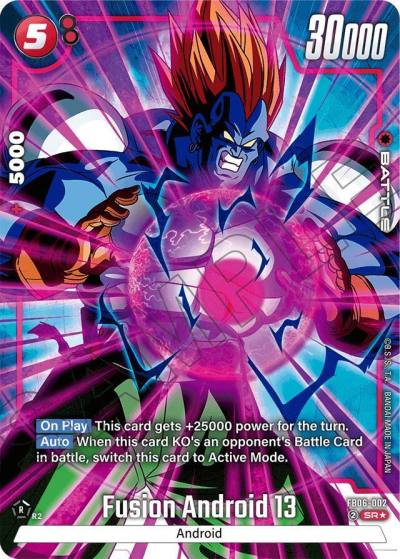 Fusion Android 13 Alternate Art FB06-002 Rivals Clash Fusion World card