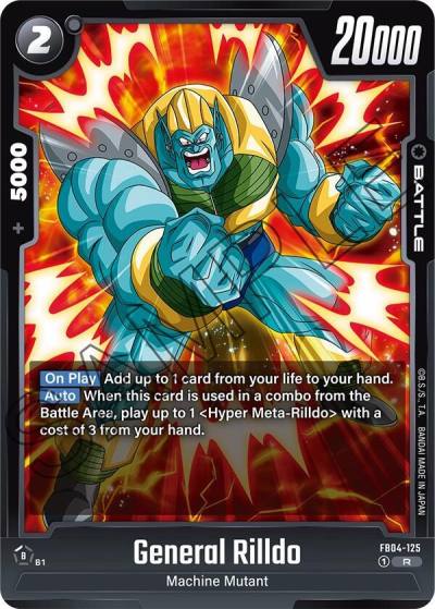 General Rilldo FB04-125 Ultra Limit Fusion World card