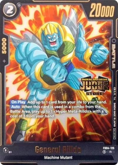 General Rilldo Judge Pack Store Judge 03 FB04-125 Tournament and Championship Promos Fusion World card