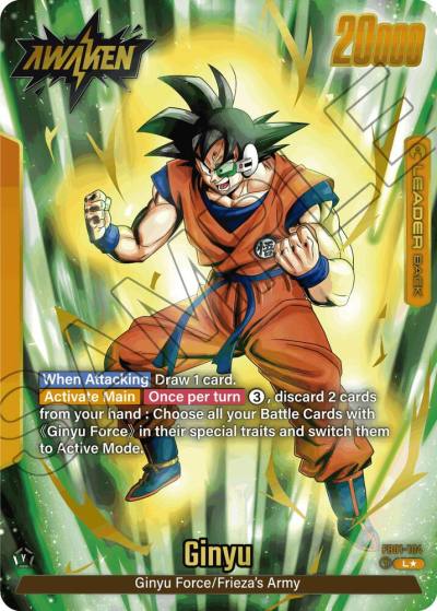 Ginyu Alternate Art FB01-104 Awakened Pulse Fusion World card