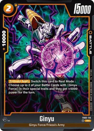 Ginyu Tournament Pack 02 FB02-110 Tournament and Championship Promos Fusion World card