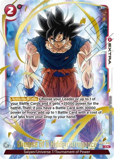 Glimpse of a Hidden Arrogance FB02-035 Fusion World Promotion Cards and Packs Fusion World card