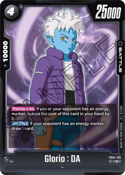 Glorio DA FB04-105 Ultra Limit Fusion World card