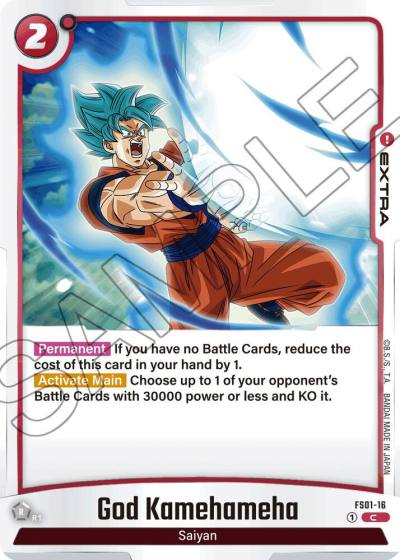 God Kamehameha FS01-16 Starter Deck 1: Son Goku Fusion World card