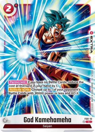 God Kamehameha Limited Pack 01 FS01-16 Tournament and Championship Promos Fusion World card