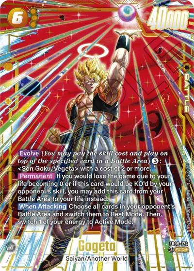 Gogeta Alternate Art FB09-122 Dual Evolution Fusion World card