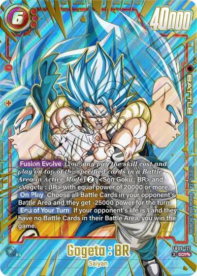 Gogeta BR Super Alternate Art FB09-121 Dual Evolution Fusion World card
