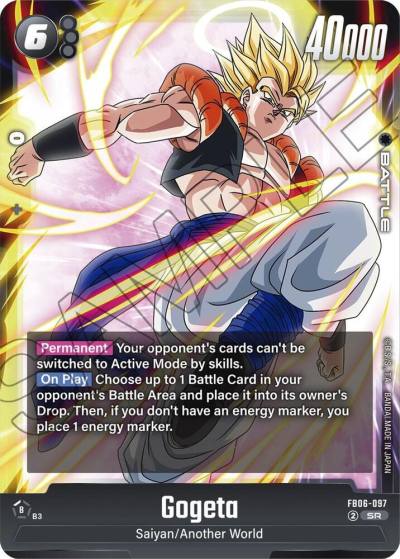 Gogeta FB06-097 Rivals Clash Fusion World card