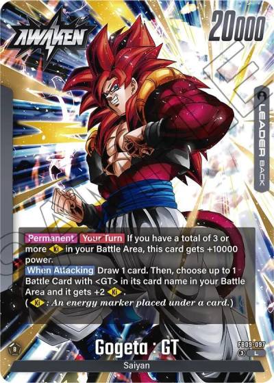 Gogeta GT FB09-097 Dual Evolution Fusion World card