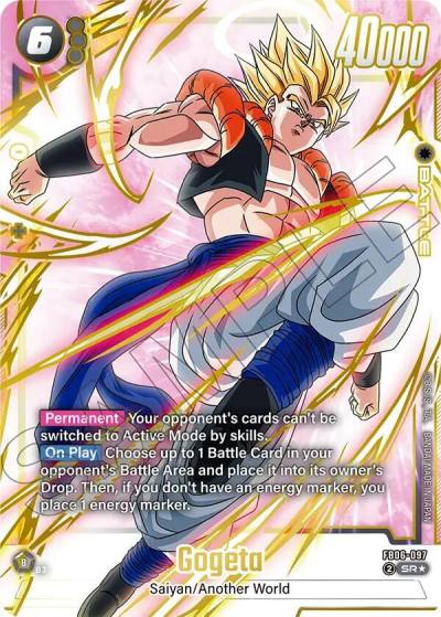 Gogeta Gold FB06-097 Fusion World Promotion Cards and Packs Fusion World card