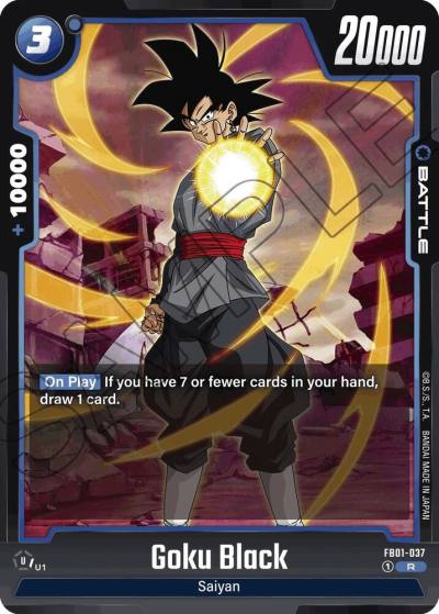 Goku Black FB01-037 Awakened Pulse Fusion World card