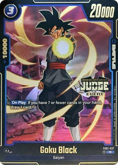 Goku Black Judge Pack Event Judge 01 FB01-037 Tournament and Championship Promos Fusion World card