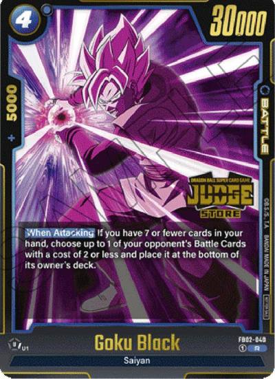 Goku Black Judge Pack Store Judge 02 FB02-040 Tournament and Championship Promos Fusion World card