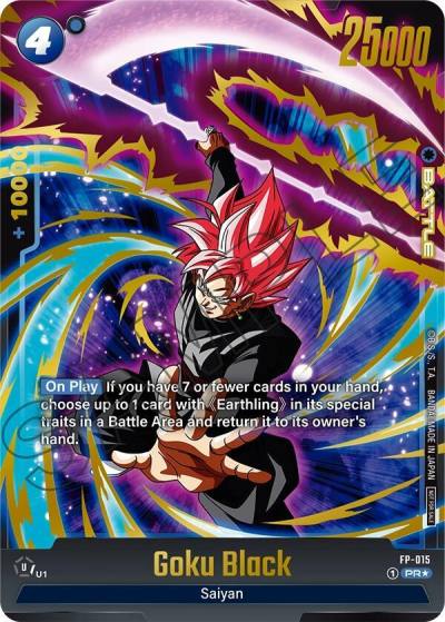 Goku Black Selection Pack 01 FP-015 Tournament and Championship Promos Fusion World card