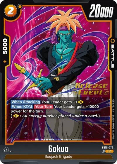Gokua FB10-076 Cross Force Release Event Cards Fusion World card