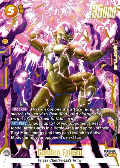 Golden Frieza Alternate Art FB07-079 Wish For Shenron Fusion World card