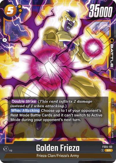 Golden Frieza FS04-03 Starter Deck 4: Frieza Fusion World card