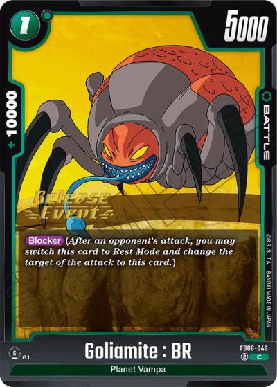 Goliamite BR FB06-049 Rivals Clash Release Event Cards Fusion World card