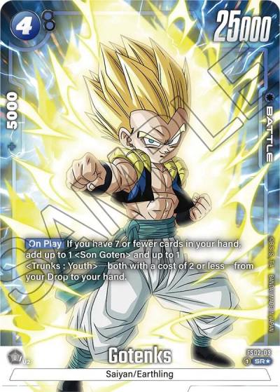 Gotenks Bonus Pack Alternate Art FS02-03 Starter Deck 2: Vegeta Fusion World card