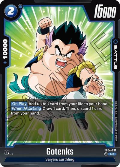 Gotenks FB04-031 Ultra Limit Fusion World card