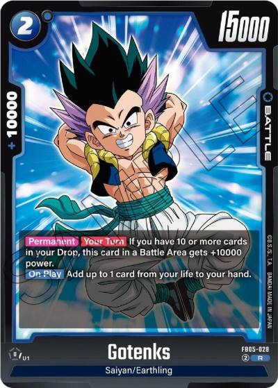 Gotenks FB05-028 New Adventure Fusion World card