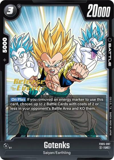 Gotenks FB05-097 New Adventure Release Event Cards Fusion World card