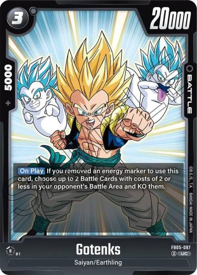 Gotenks FB05-097 New Adventure Fusion World card