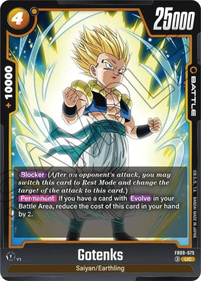 Gotenks FB09-075 Dual Evolution Fusion World card