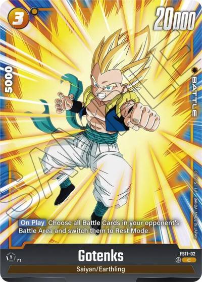 Gotenks FS11-02 Starter Deck EX: The Phase of Evolution Fusion World card