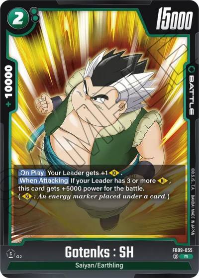Gotenks SH FB09-055 Dual Evolution Fusion World card