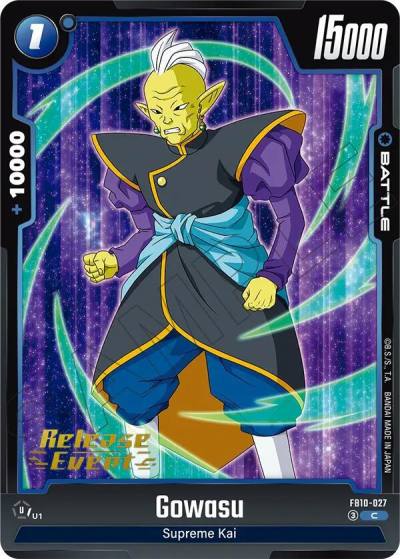 Gowasu FB10-027 Cross Force Release Event Cards Fusion World card
