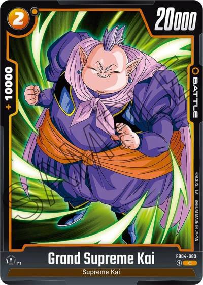 Grand Supreme Kai FB04-083 Ultra Limit Fusion World card