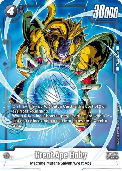 Great Ape Baby Alternate Art FB04-104 Ultra Limit Fusion World card