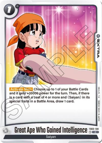 Great Ape Who Gained Intelligence FB03-138 Raging Roar Fusion World card