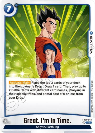 Great Im In Time FB07-048 Wish For Shenron Fusion World card