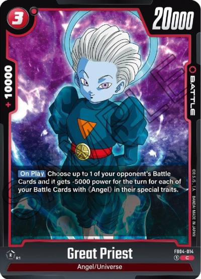 Great Priest FB04-014 Ultra Limit Fusion World card
